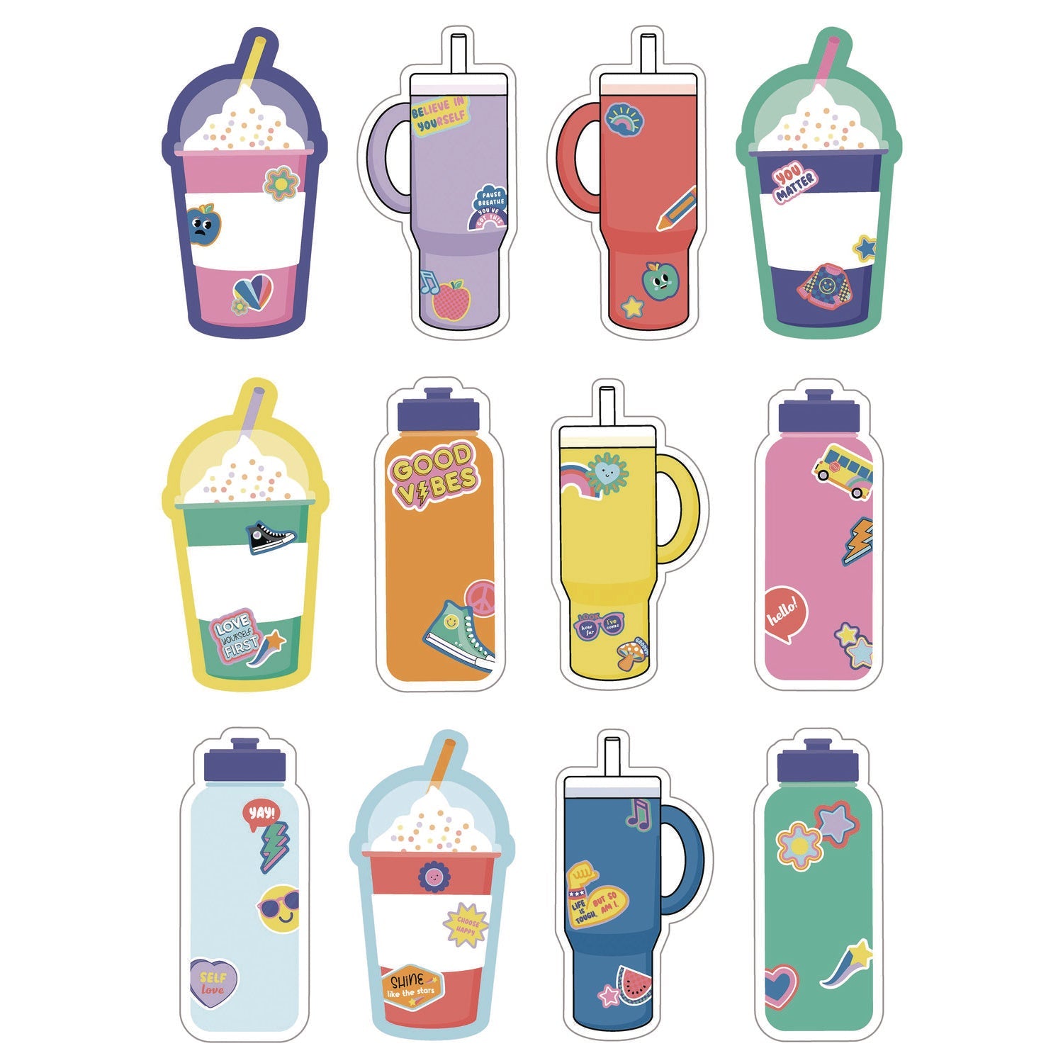 carson-dellosa-education-assorted-colorful-cut-outs-36-piece-set-we-stick-together-cups-water-bottles-5-8-x-8-multicolor-cdp120651_1